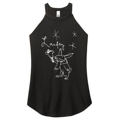 L.A.U.F.E.Y Bunny Women's Perfect Tri Rocker Tank