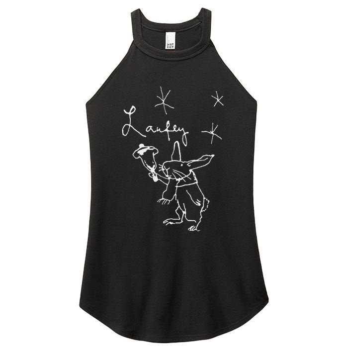 L.A.U.F.E.Y Bunny Women's Perfect Tri Rocker Tank