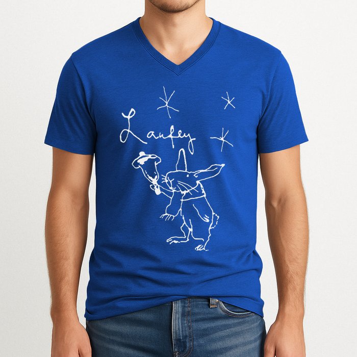 L.A.U.F.E.Y Bunny V-Neck T-Shirt