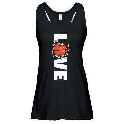 Love Basketball Ladies Essential Flowy Tank