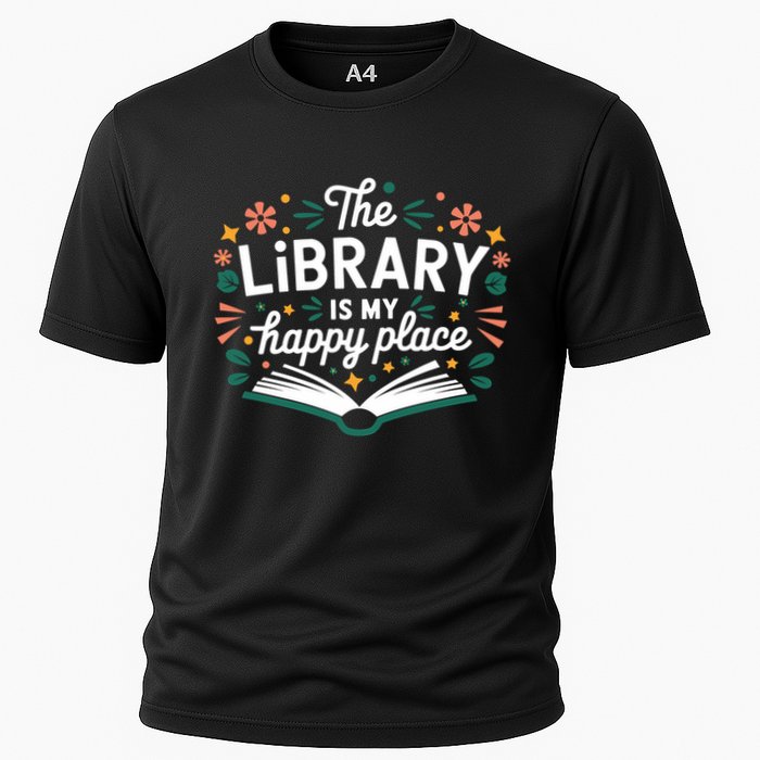 Library Book Lover Reading Teacher Librarian Student Gift Cooling Performance Crew T-Shirt