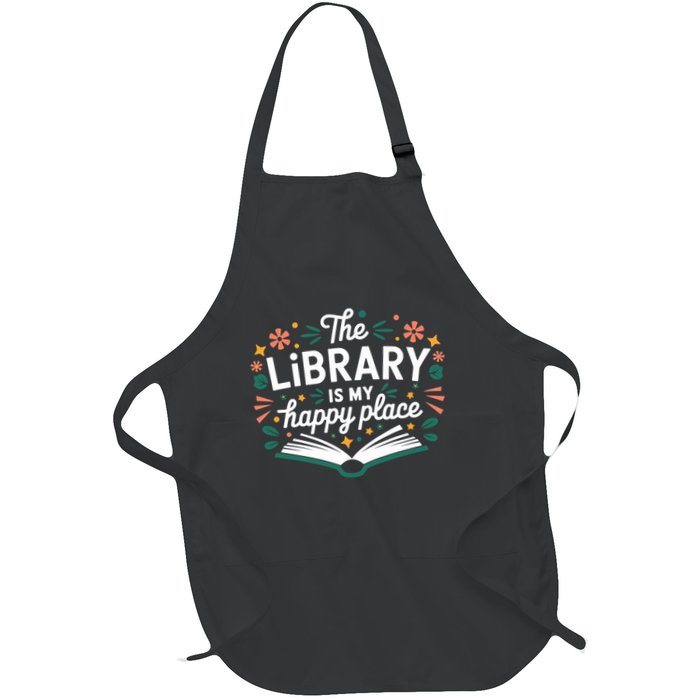 Library Book Lover Reading Teacher Librarian Student Gift Apron