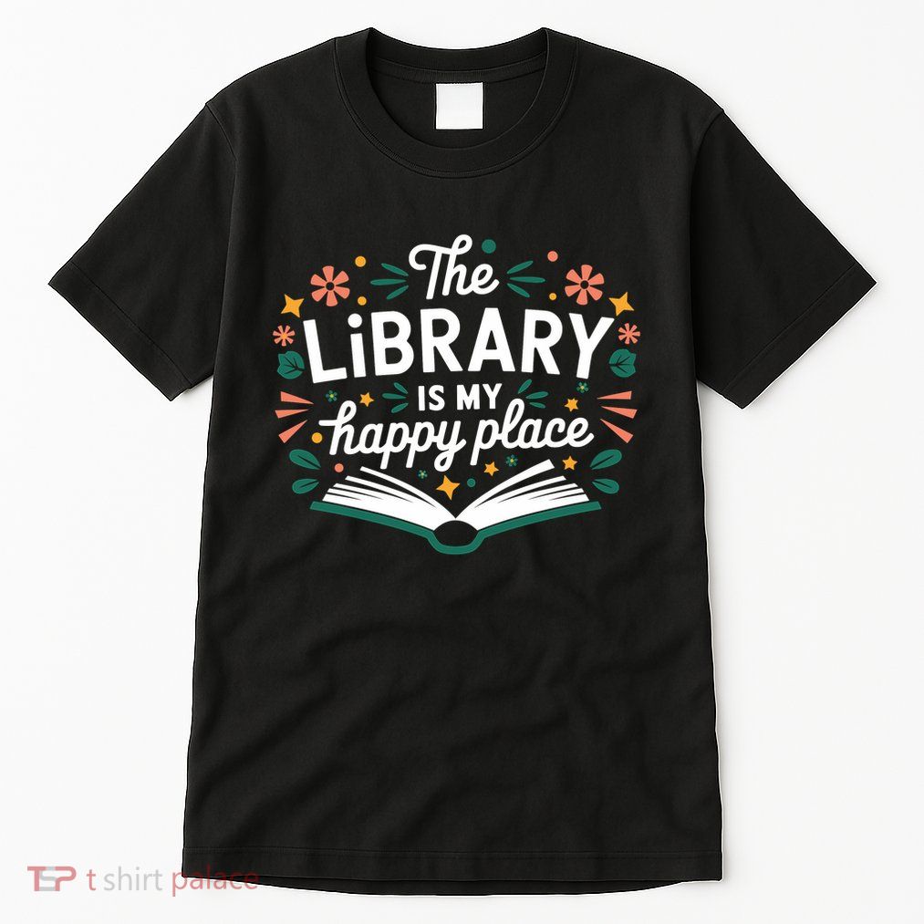 Library Book Lover Reading Teacher Librarian Student Gift Tall T-Shirt