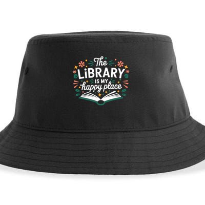 Library Book Lover Reading Teacher Librarian Student Gift Sustainable Bucket Hat