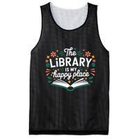 Library Book Lover Reading Teacher Librarian Student Gift Mesh Reversible Basketball Jersey Tank