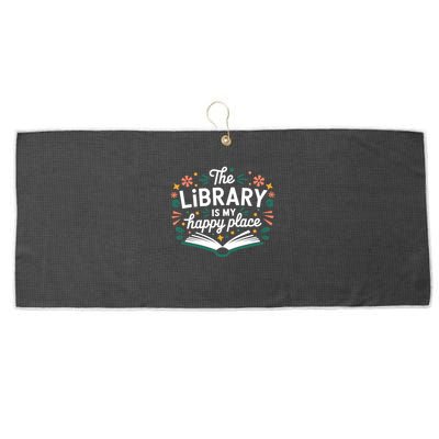Library Book Lover Reading Teacher Librarian Student Gift Large Microfiber Waffle Golf Towel