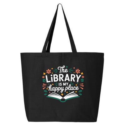 Library Book Lover Reading Teacher Librarian Student Gift 25L Jumbo Tote