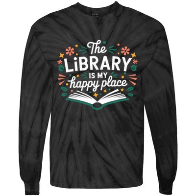 Library Book Lover Reading Teacher Librarian Student Gift Tie-Dye Long Sleeve Shirt