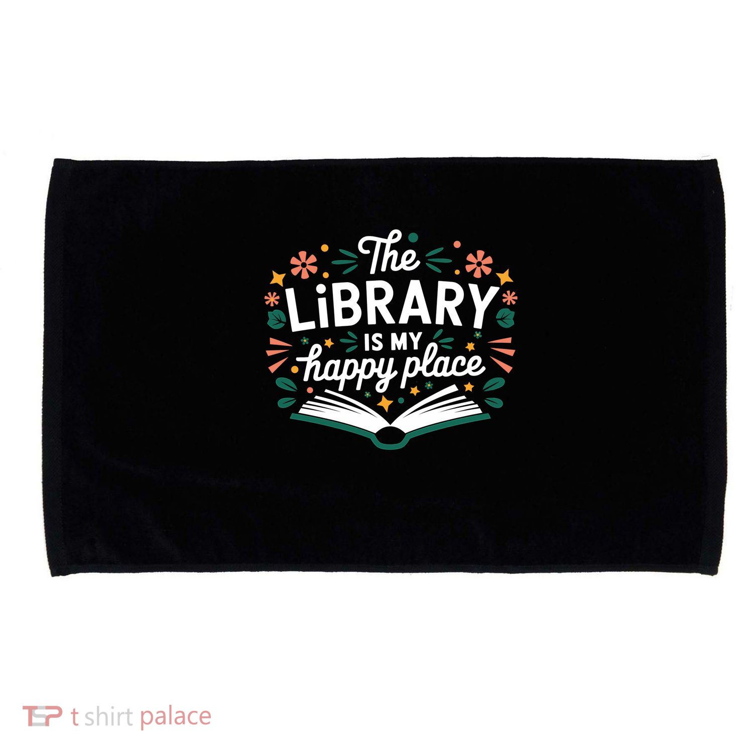 Library Book Lover Reading Teacher Librarian Student Gift Microfiber Hand Towel