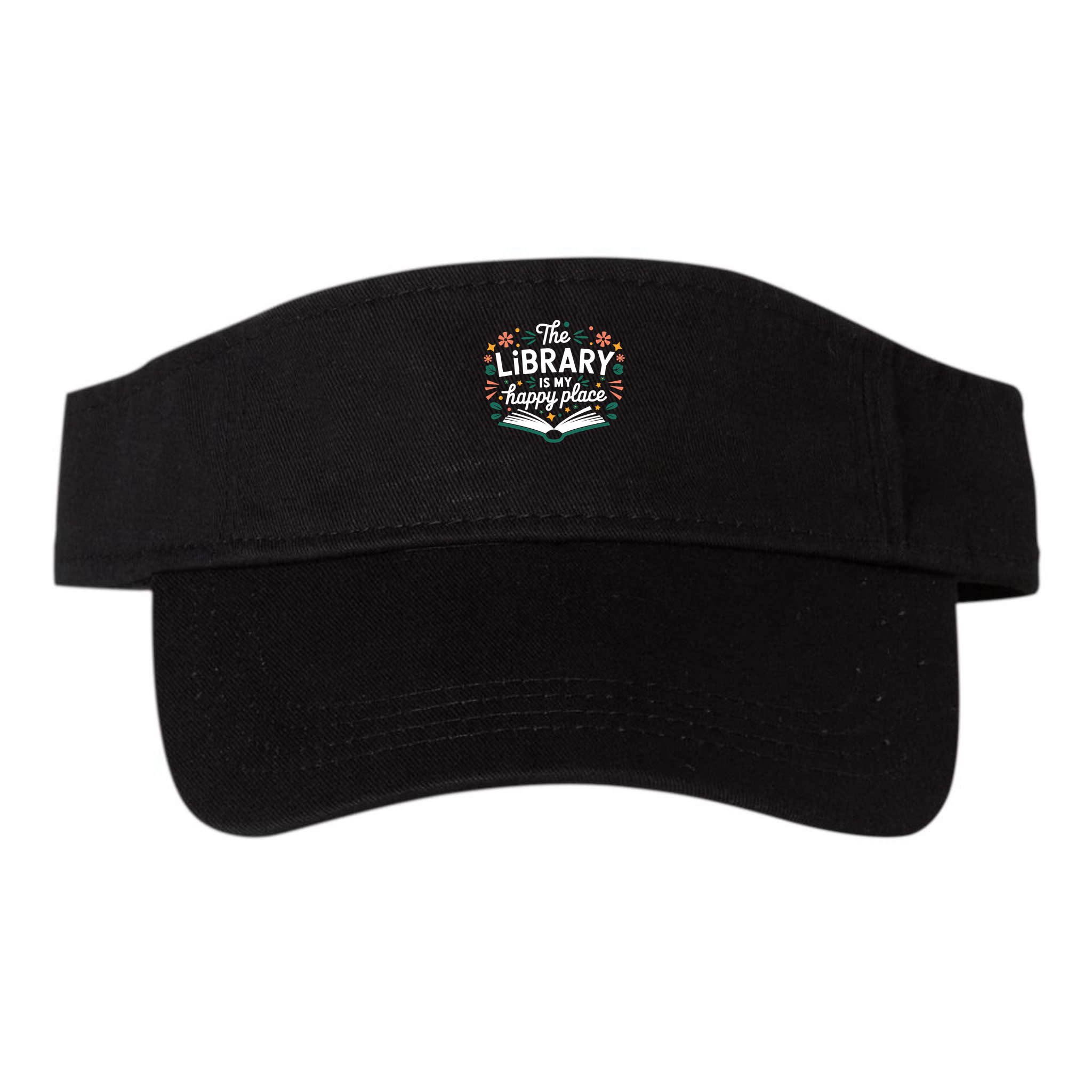 Library Book Lover Reading Teacher Librarian Student Gift Visor