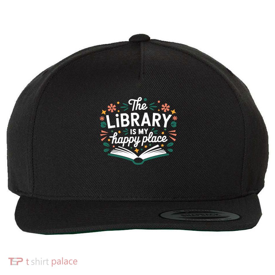 Library Book Lover Reading Teacher Librarian Student Gift Wool Snapback Cap