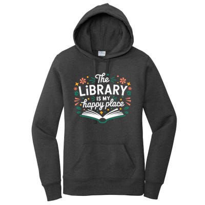 Library Book Lover Reading Teacher Librarian Student Gift Women's Pullover Hoodie