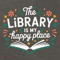 Library Book Lover Reading Teacher Librarian Student Gift Cotton Canvas Backpack