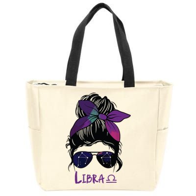 Libra Birthday Libra Woman Zodiac Constellation Zip Tote Bag