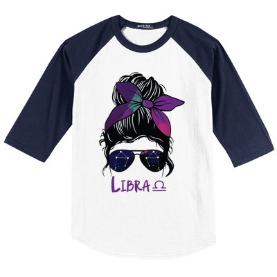 Libra Birthday Libra Woman Zodiac Constellation Baseball Sleeve Shirt