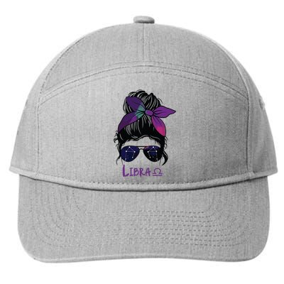 Libra Birthday Libra Woman Zodiac Constellation 7-Panel Snapback Hat