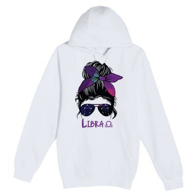 Libra Birthday Libra Woman Zodiac Constellation Premium Pullover Hoodie