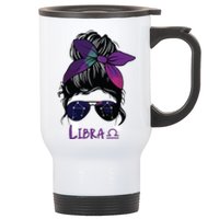 Libra Birthday Libra Woman Zodiac Constellation Stainless Steel Travel Mug