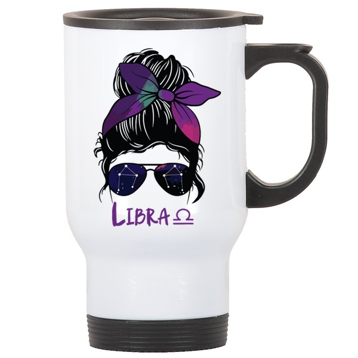 Libra Birthday Libra Woman Zodiac Constellation Stainless Steel Travel Mug