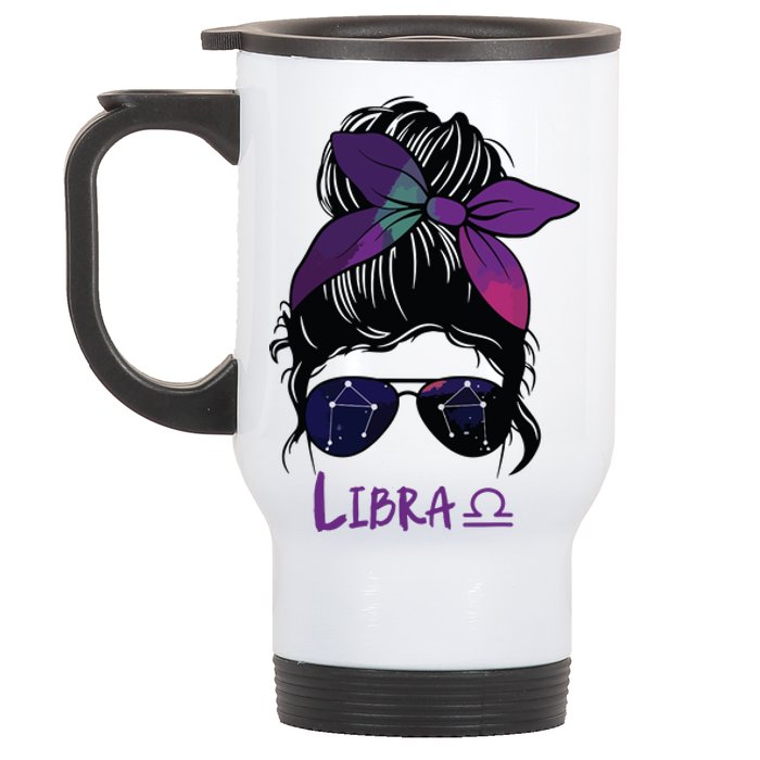 Libra Birthday Libra Woman Zodiac Constellation Stainless Steel Travel Mug