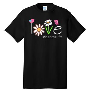 Love Babcia Life Cute Matching Family Tall T-Shirt