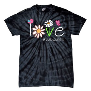 Love Babcia Life Cute Matching Family Tie-Dye T-Shirt