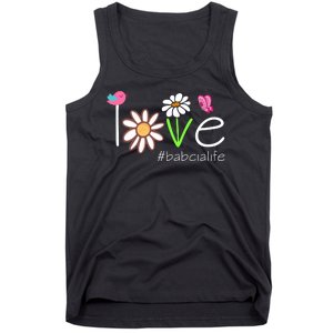 Love Babcia Life Cute Matching Family Tank Top