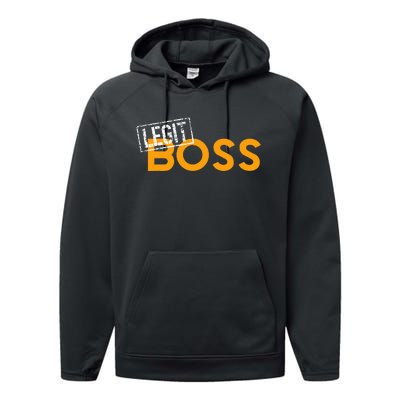 Legit Boss Performance Fleece Hoodie