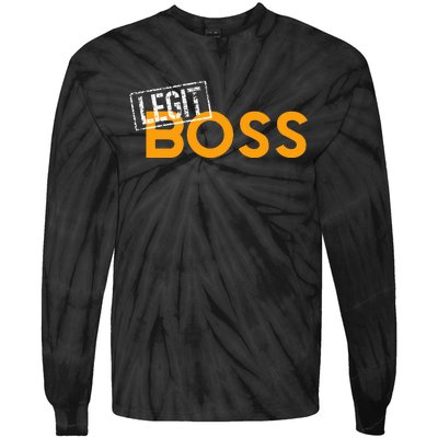 Legit Boss Tie-Dye Long Sleeve Shirt