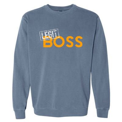 Legit Boss Garment-Dyed Sweatshirt