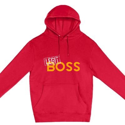 Legit Boss Premium Pullover Hoodie