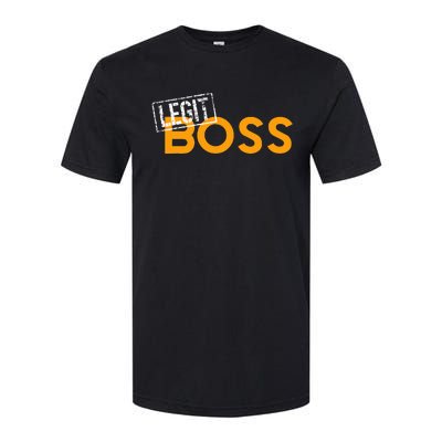 Legit Boss Softstyle CVC T-Shirt