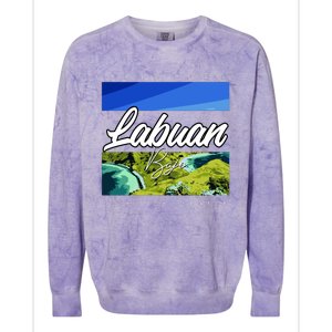 Labuan Bajo Live The Search Colorblast Crewneck Sweatshirt