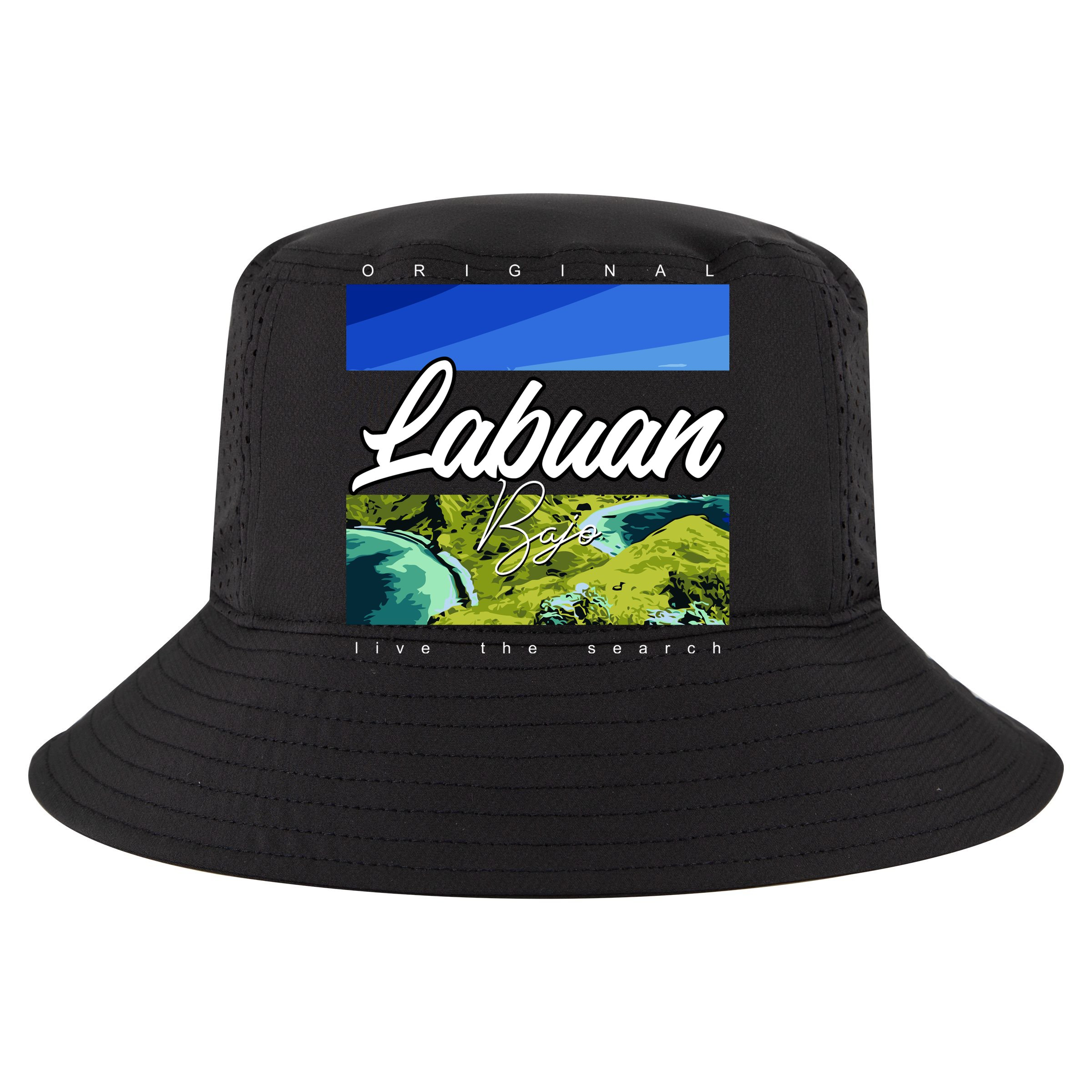 Labuan Bajo Live The Search Sustainable Bucket Hat