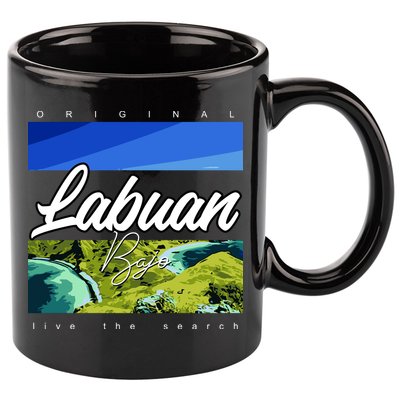 Labuan Bajo Live The Search 11oz C Handle Ceramic Mug