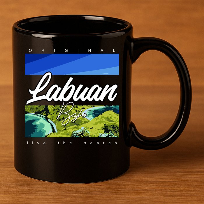 Labuan Bajo Live The Search 11oz C Handle Ceramic Mug