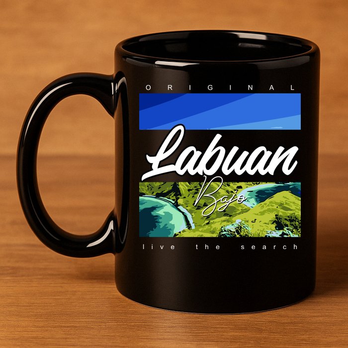 Labuan Bajo Live The Search 11oz C Handle Ceramic Mug