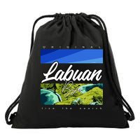 Labuan Bajo Live The Search Drawstring Bag