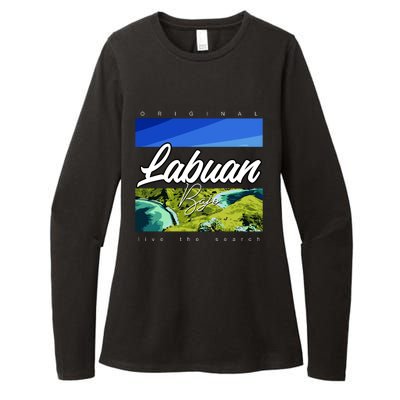 Labuan Bajo Live The Search Womens CVC Long Sleeve Shirt