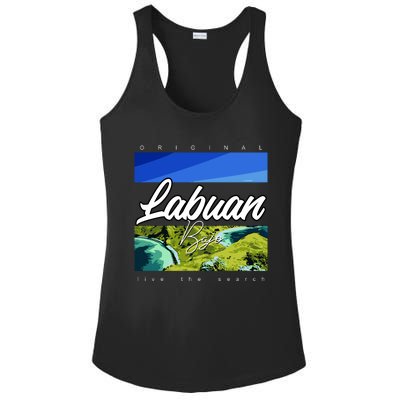 Labuan Bajo Live The Search Ladies PosiCharge Competitor Racerback Tank