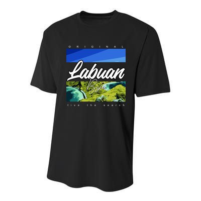 Labuan Bajo Live The Search Youth Performance Sprint T-Shirt