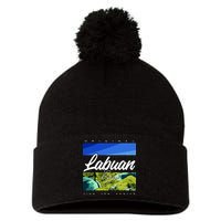 Labuan Bajo Live The Search Pom Pom 12in Knit Beanie