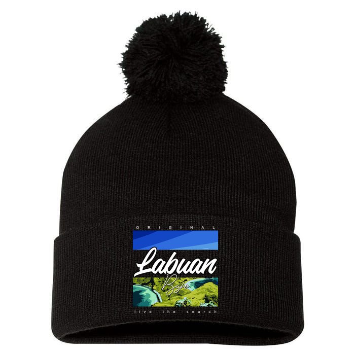 Labuan Bajo Live The Search Pom Pom 12in Knit Beanie