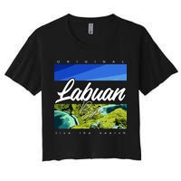 Labuan Bajo Live The Search Women's Crop Top Tee
