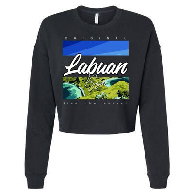 Labuan Bajo Live The Search Cropped Pullover Crew