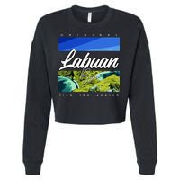 Labuan Bajo Live The Search Cropped Pullover Crew