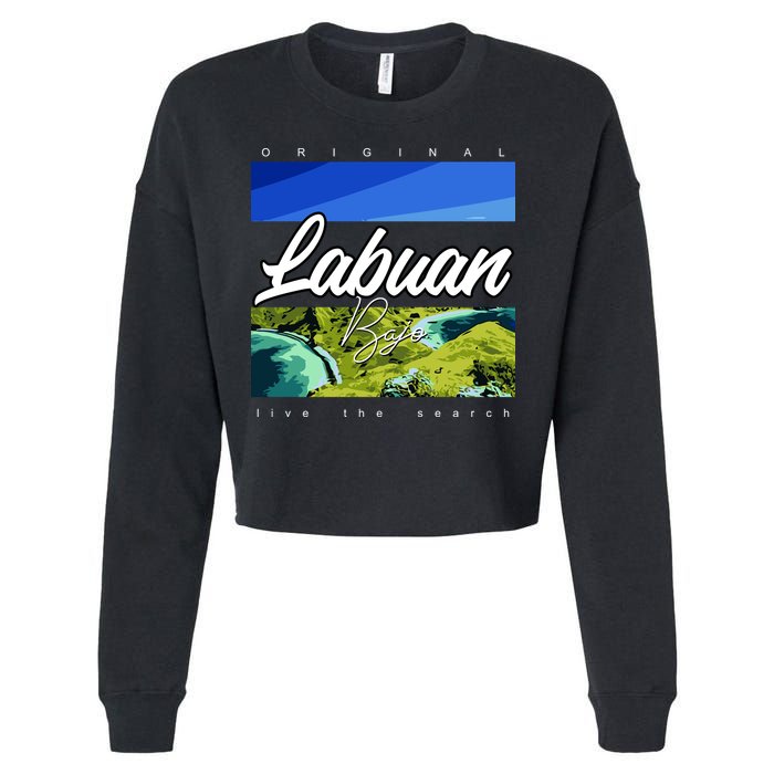 Labuan Bajo Live The Search Cropped Pullover Crew