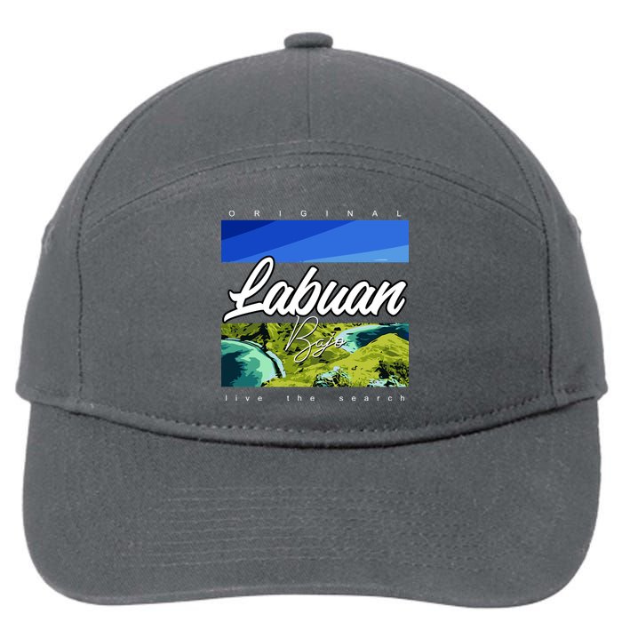 Labuan Bajo Live The Search 7-Panel Snapback Hat
