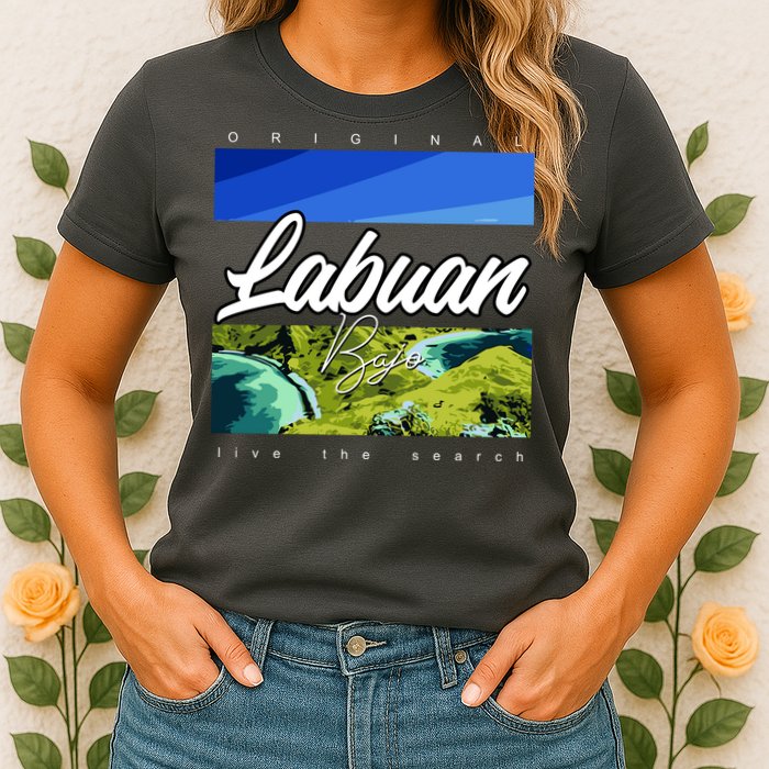 Labuan Bajo Live The Search Womens T-Shirt