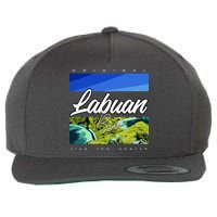 Labuan Bajo Live The Search Wool Snapback Cap